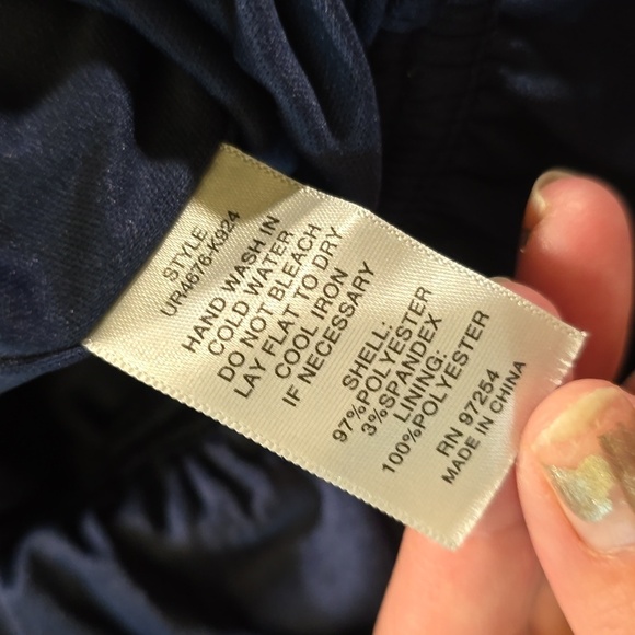 One clothing blue white cold shoulder wide leg jumpsuit women's size XS - Picture 4 of 10